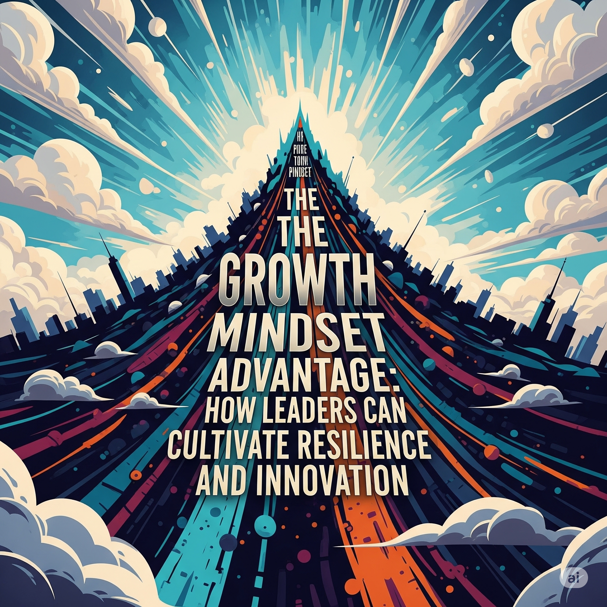 Leader fostering team collaboration with a growth mindset